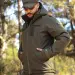 9 - Куртка тактична Softshell ХАНТЕР. Осінь-Весна Олива. Розмір M (44-46)