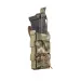 7 - Одинарний пластиковий підсумок під магазини AK\AR. Cordura 1000D. Molle. Мультикам