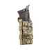 7 - Одинарний пластиковий підсумок під магазини AK\AR. Cordura 1000D. Molle. Піксель