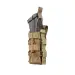 1 - Одинарний пластиковий підсумок під магазини AK\AR. Cordura 1000D. Molle. Койот