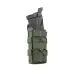 6 - Одинарний пластиковий підсумок під магазини AK\AR. Cordura 1000D. Molle. Олива