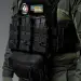 5 - Одинарний пластиковий підсумок під магазини AK\AR. Cordura 1000D. Molle. Чорний