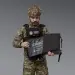 4 - Тактичний килимок для сидіння. CORDURA 1000D. Чорний