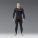 4 - Термобілизна (верх) Frost Guard реглан LVL 1 (1 Рівень) Чорний. Розмір XXL