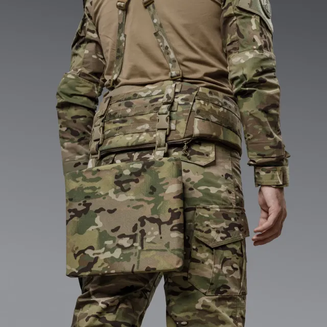 4 - Тактичний килимок для сидіння 1 класу захисту. CORDURA 1000D. Мультикам
