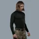 4 - Рашгард, колір Чорний, поліестер. Розмір L
