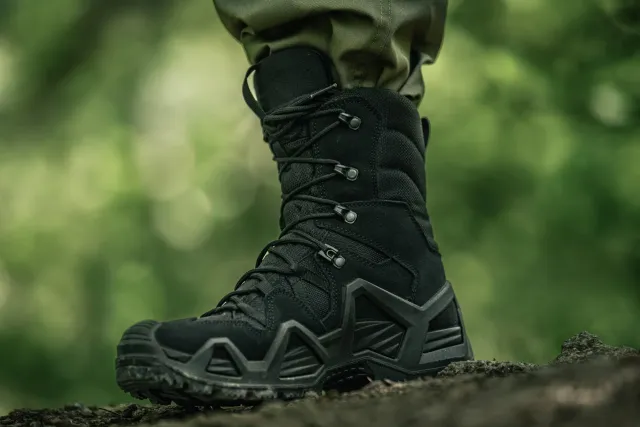 9 - Тактичні берці Lowa Zephyr HI MK2 Gore-Tex® MID TF. Чорний