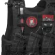 4 - Плитоноска VEPR, збільшена площа захисту. (аналог IOTV G4) Molle. Колір Чорний. Розмір S