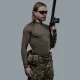6 - Рашгард, колір Олива, поліестер. Розмір S