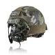 10 - Комплект: Шолом FAST TEAM WENDY 2.0 NIJ IIIA Мультикам + активні навушники EARMOR M32 (Олива), кріплення Чебурашка. Розмір XL