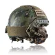 5 - Комплект: Шолом FAST TEAM WENDY 2.0 NIJ IIIA Мультикам + активні навушники EARMOR M32 (Койот), кріплення Чебурашка. Розмір XL