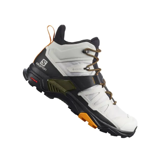 5 - Трекінгове взуття Salomon X Ultra 4 MID Gore-Tex (водонепроникні). Lunar rock / Magnet. Розмір 43 1/3
