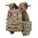 9 - Бронежилет 6-го класу (TUR PRO Gen 2). Вага 6.5 кг. З системою швидкого скидання. Molle. Колір Піксель. Розмір L/XL.