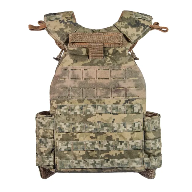 2 - Бронежилет 6-го класу (TUR PRO Gen 2). Вага 6.5 кг. З системою швидкого скидання. Molle. Колір Піксель. Розмір L/XL.