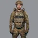 4 - Бронежилет 3-го класу (TUR PRO Gen 2). Вага 3.7 кг. (Комплект 4 підсумки). З системою швидкого скидання. Molle. Колір Мультикам. Розмір XL.