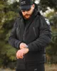 8 - Куртка тактична Softshell ХАНТЕР. Осінь-Весна Чорний. Розмір M (44-46)