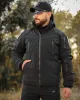 4 - Куртка тактична Softshell ХАНТЕР. Осінь-Весна Чорний. Розмір L (48-50)