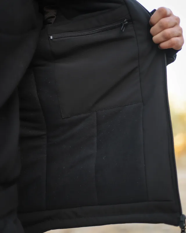 14 - Куртка тактична Softshell ХАНТЕР. Осінь-Весна Чорний. Розмір L (48-50)