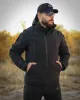 1 - Куртка тактична Softshell ХАНТЕР. Осінь-Весна Чорний. Розмір XXL (56-58)
