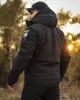 9 - Куртка тактична Softshell ХАНТЕР. Осінь-Весна Чорний. Розмір XXL (56-58)