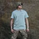 3 - Футболка Military Capybara. Бавовна/еластан. Сіра. Розмір S