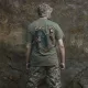 4 - Футболка Military Capybara. Бавовна/еластан. Олива. Розмір S