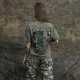8 - Футболка Military Capybara. Бавовна/еластан. Олива. Розмір S