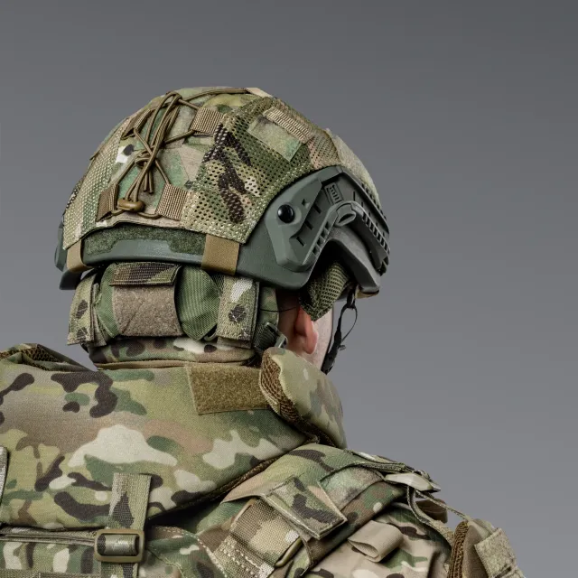 5 - Балістичний захист потилиці 1-го класу захисту. CORDURA 1000D. Мультикам