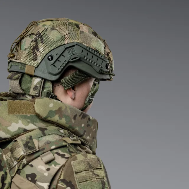 4 - Балістичний захист потилиці 1-го класу захисту. CORDURA 1000D. Мультикам