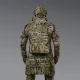4 - Балістичний захист попереку 1-го класу захисту. CORDURA 1000D. Мультикам