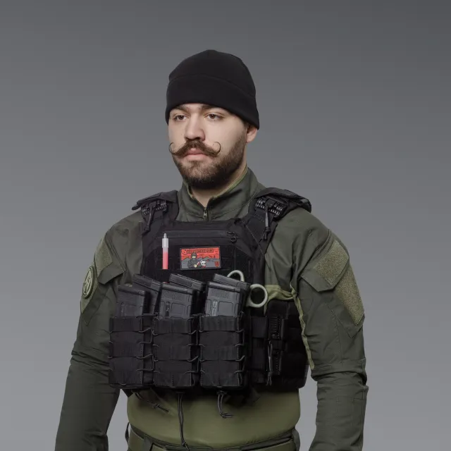 2 - Шапка флисовая Winter Cap Черная. Polyester. Размер: L-XL