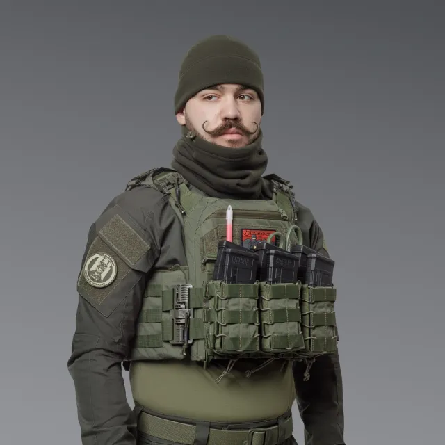 5 - Комплект Winter Tactical Kit: Бафф + Шапка Олива. Размер L-XL