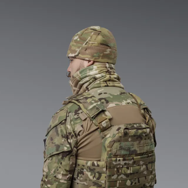 6 - Комплект Winter Tactical Kit: Бафф + Шапка Мультикам. Розмір L-XL