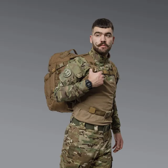5 - Тактичний рюкзак Scout на 40л. Cordura 1000D. Койот