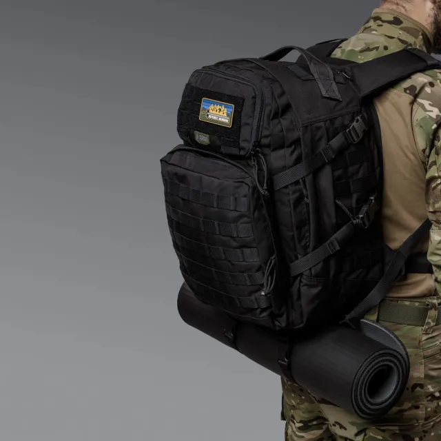 3 - Тактичний рюкзак Scout на 40л. Cordura 1000D. Чорний