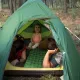 5 - Килимок надувний із подушкою 65 мм Naturehike FC-12 NH19Z003-P. Зелений
