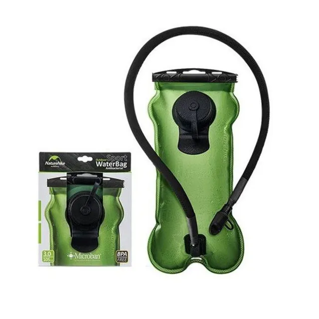 1 - Питьевая система (гидратор) 3 л Naturehike PET NH30Y030-D. Зеленый