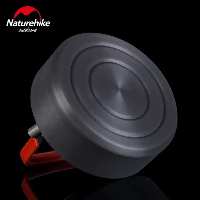 4 - Чайник алюмінієвий Naturehike NH17C020-H 1.1 л. Сірий
