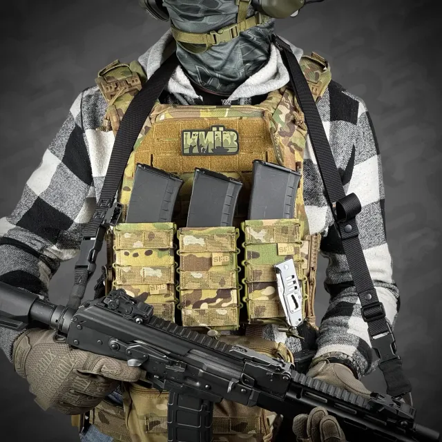 4 - Ремінь одно/двоточковий збройовий RAGNAROK ODIN carbine Gen.II. Чорний