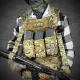 3 - Ремінь RAGNAROK TYR carbine збройовий одно/двоточковий з додатковим кріпленням. Піксель