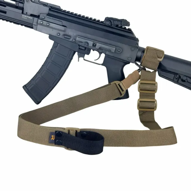 2 - Ремінь RAGNAROK TYR carbine збройовий одно/двоточковий з додатковим кріпленням. Койот