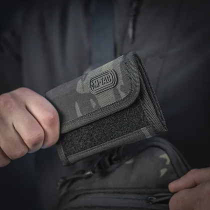 9 - Гаманець з липучкою M-Tac Elite Gen.II. Мультікам-Чорний