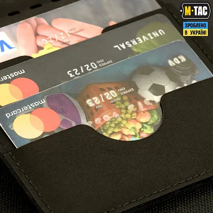 7 - Гаманець M-Tac Slim Elite. Чорний