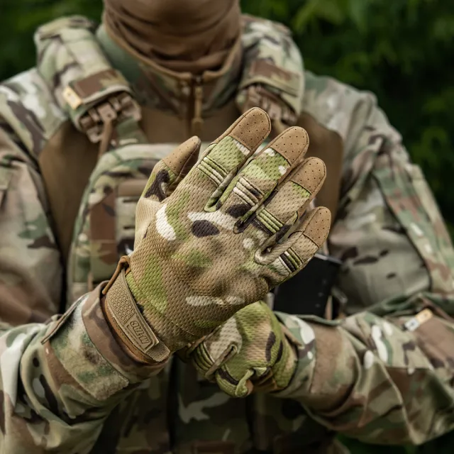 8 - Тактичні рукавички M-Tac A30. Мультикам
