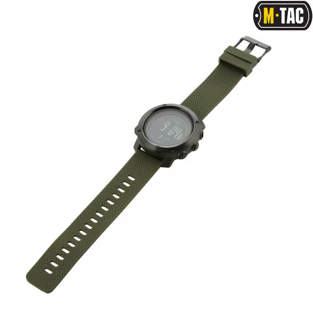 2 - Тактические часы мультифункциональные M-Tac. Олива