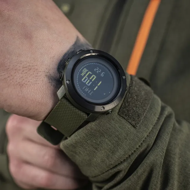 5 - Тактические часы мультифункциональные M-Tac. Олива