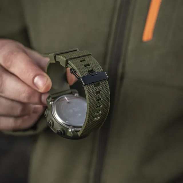 9 - Тактические часы мультифункциональные M-Tac. Олива