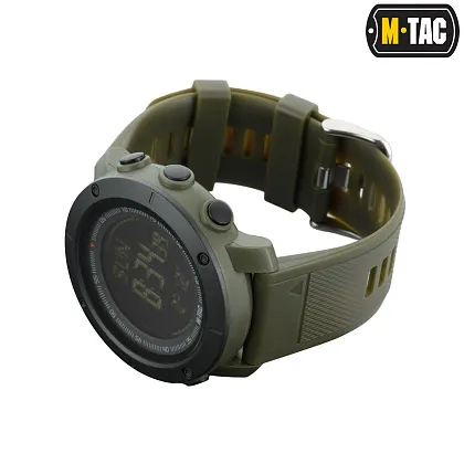 2 - Тактичний годинник з компасом 2095 Army M-Tac. Олива