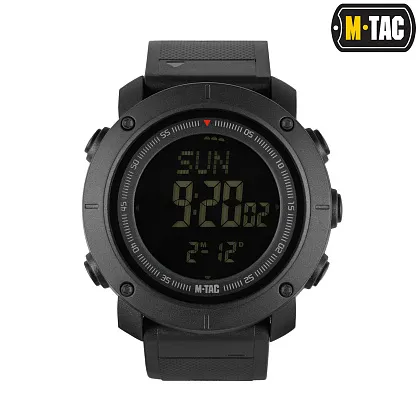 1 - Тактичний годинник з компасом 2095 Army M-Tac. Чорный