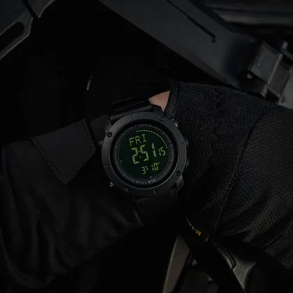 8 - Тактичний годинник з компасом 2095 Army M-Tac. Чорный